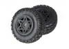 ARAC9422 Arrma DBoots Sidewinder 2 SC 6S Tyre Set Glued (Black) (2Pcs) ** CLEARANCE **