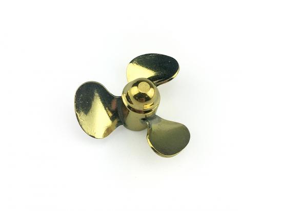 Brass Propeller (Classic) - 3 Blade - 20mm - M4 - LH