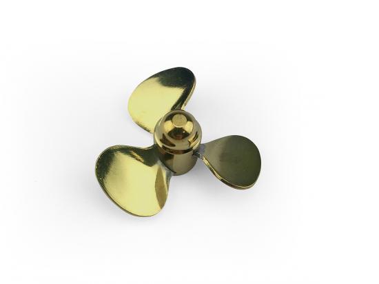 Brass Propeller (Classic) - 3 Blade - 30mm - M4 - LH