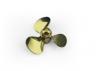 Brass Propeller (Classic) - 3 Blade - 35mm - M4 - LH