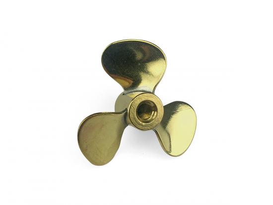 Brass Propeller (Classic) - 3 Blade - 35mm - M4 - LH