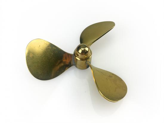 Brass Propeller (Classic) - 3 Blade - 60mm - M4 - LH