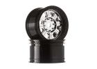 Axial 3.8 Raceline Monster Wheels (Chrome/Black) (2)