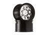 Axial 3.8 Raceline Monster Wheels (Chrome/Black) (2)