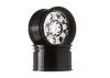 Axial 3.8 Raceline Monster Wheels (Chrome/Black) (2)