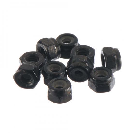 Axial M2 Nylon Locking Hex Nut (Black) (10)