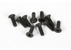 Axial M3x10mm Hex Socket Countersink Screws (Black) (10)