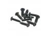 Axial M2.6x8mm Hex Socket Tapping Button Head (Black) (10)