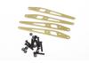 Axial Lower Link Plate Set (Aluminium) (4)