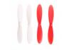 Hubsan X4D Spare Propellors (Red/White)