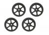 Hyper Mini ST 6-Spoke Wheel Set Black (4)
