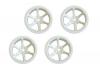 Hyper Mini ST 6-Spoke Wheel Set White (4)