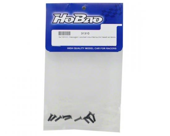 Hobao M3X10MM Countersink Screws (6)