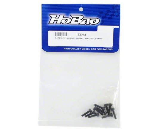 Hobao M3X12mm Hex Socket Cap Screws (8)