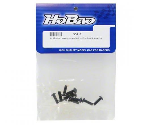 Hobao M3X12mm Hex Socket Button Head Screws (6)