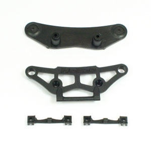 Hobao H4E Plastic Bumper + Anti-Roll Bar Mount