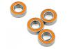 Hobao 8 X 16 X 5 Ball Bearings (4) Rubber Shielded ** CLEARANCE **