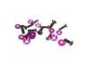 Hobao Hyper 7 4mm Aluminium Washers And Screws