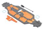 Hobao Hyper Star CNC Chassis +6mm Rear Extension