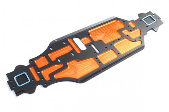 Hobao Hyper Star CNC Chassis +6mm Rear Extension