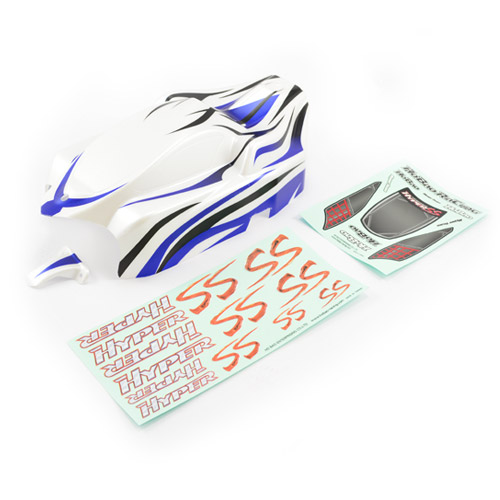 Hobao Hyper SS Electric Printed Body (Blue/White)