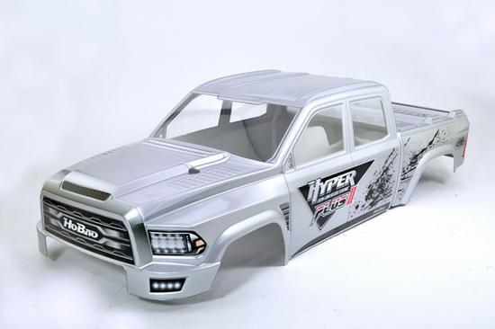 Hobao Hyper MT Plus II Printed Body Shell - Silver White