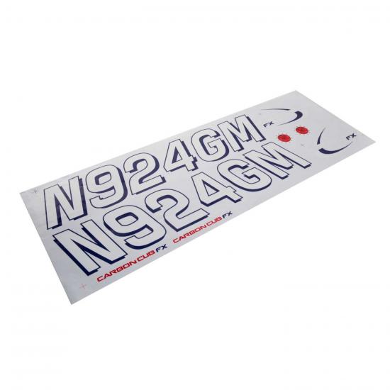 Decal Sheet: Carbon Cub FX-3 100-200cc
