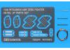 Tamiya A6M Zero Detail Up Parts Set