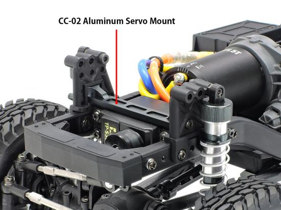 Tamiya CC-02 Aluminium Servo Mount