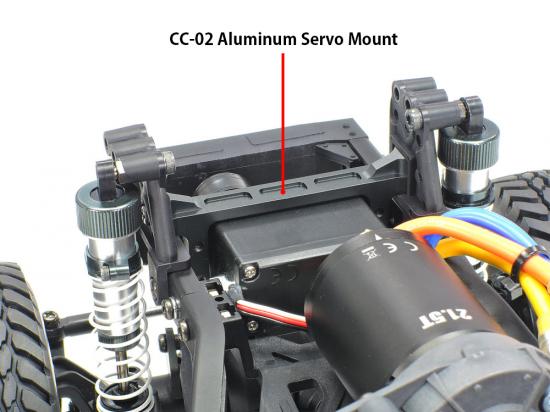 Tamiya CC-02 Aluminium Servo Mount