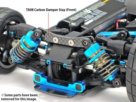 Tamiya Ta08 Carbon Damper Stays Fr
