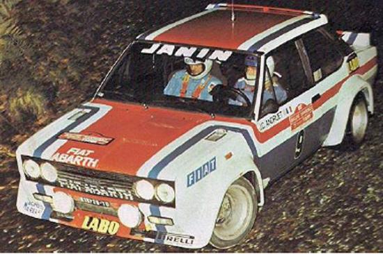 Italeri Fiat 131 Abarth San Remo Winner 1977