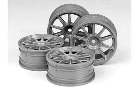 Tamiya M-Narrow 10-Spoke Wheels Clr