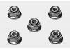 Tamiya 4mm Flange Lock Nut Blue