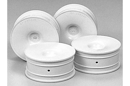 Tamiya M-Narrow White Dish Wheel (+2)