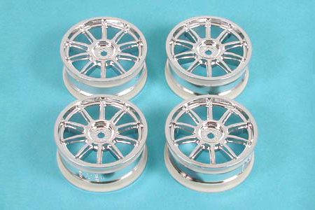 Tamiya 10 Spoke Platd Wheel X 4 24mm Offo