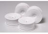 Tamiya White Dish Wheel (26mm/Offo) X 2