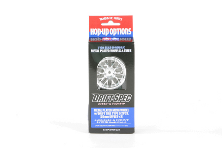 Tamiya Plated Mesh Wheel W Drift Tyres 2