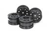 Tamiya Or Race Truck Whl Fr 2 Each Black