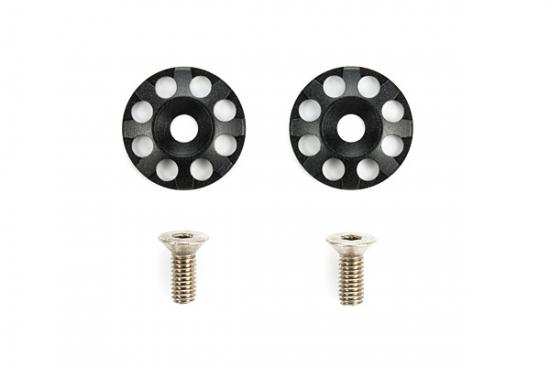 Tamiya Aluminum Wing Washers Black