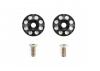 Tamiya Aluminium Wing Washers Black