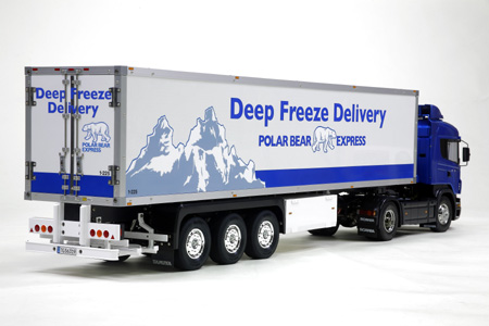 Tamiya Reefer Semi 3 Axle Trailer For Tamiya Tractor Units