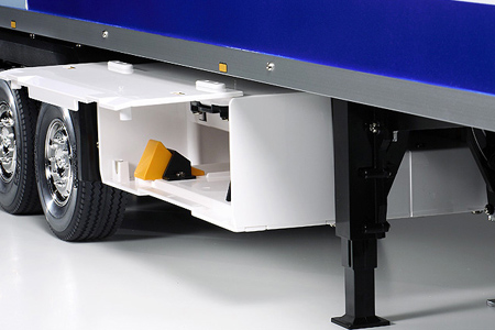 Tamiya Reefer Semi 3 Axle Trailer For Tamiya Tractor Units