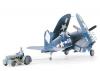 Tamiya Vought F4U-1D Corsair With Moto Tug
