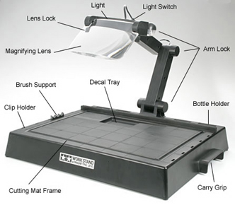 Tamiya Work Stand W/Magnifying Lens