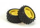 Tamiya Rear Tyre + Wheel Fighter G X 2