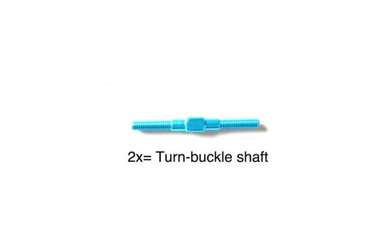 Tamiya 3X35mm Aluminium Turnbuckle Shaft 58431