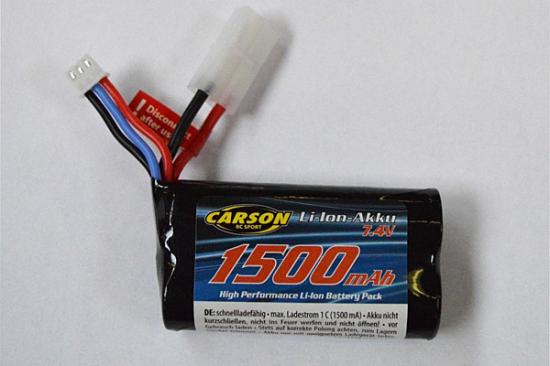 CARSON Li-lon Pack 7 4V/1700 mAh for 57407