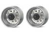 Tamiya Front Wheel Tyre Wide Silver (2)