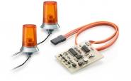 Tamiya Orange Flashing Light 15X10mm (2)